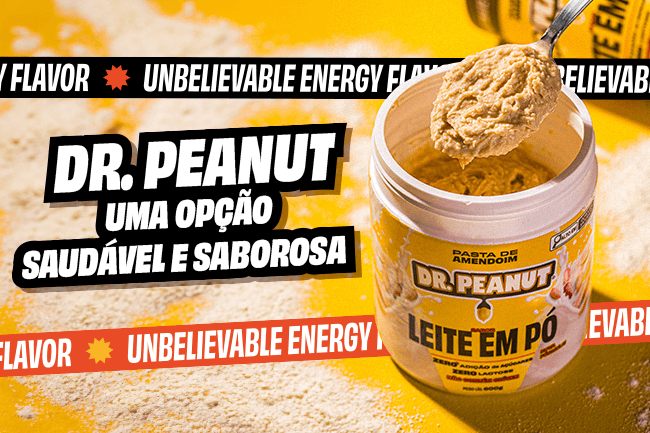 Dr. Peanut Leite em Pó