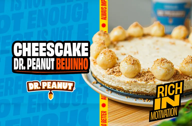 Cheescake com Dr. Peanut Beijinho