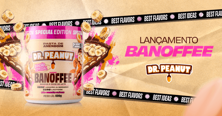 Dr. Peanut lança sabor Banoffee