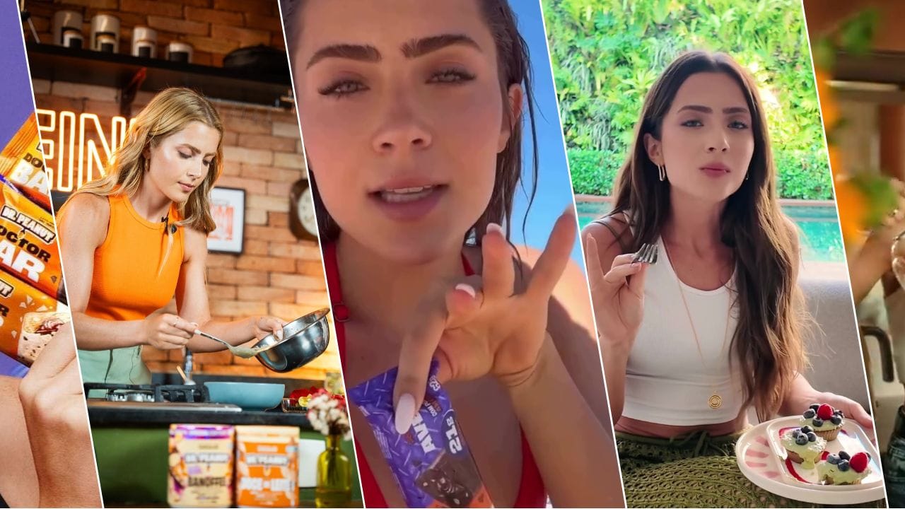 jade picon durante momentos da sua rotina