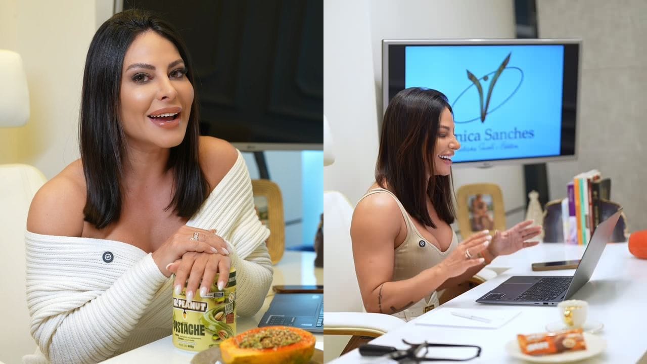 vivi sanches em seu consultorio