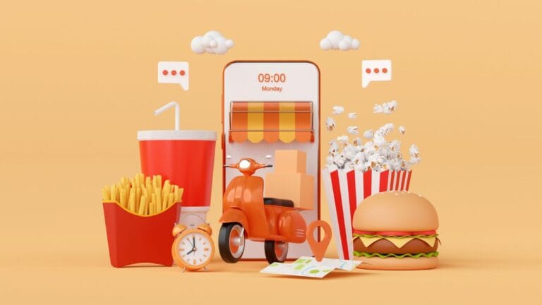 elementos que representam delivery